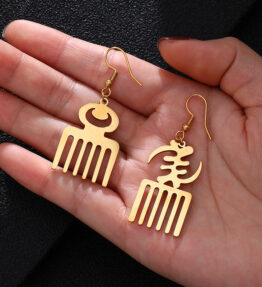 African Pendant Earrings European And American Fashion Hollowed-out
